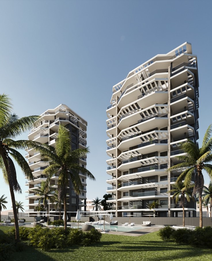 Modern Luxe Appartement in Calpe met Uitzicht op Zee